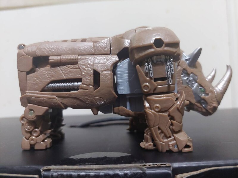 In Hand Image Of Transformers Rise Of The Beasts Mainline Voyager Rhinox Toy  (13 of 26)